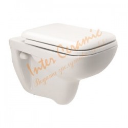 Стенна тоалетна чиния - порцелан - Atia
